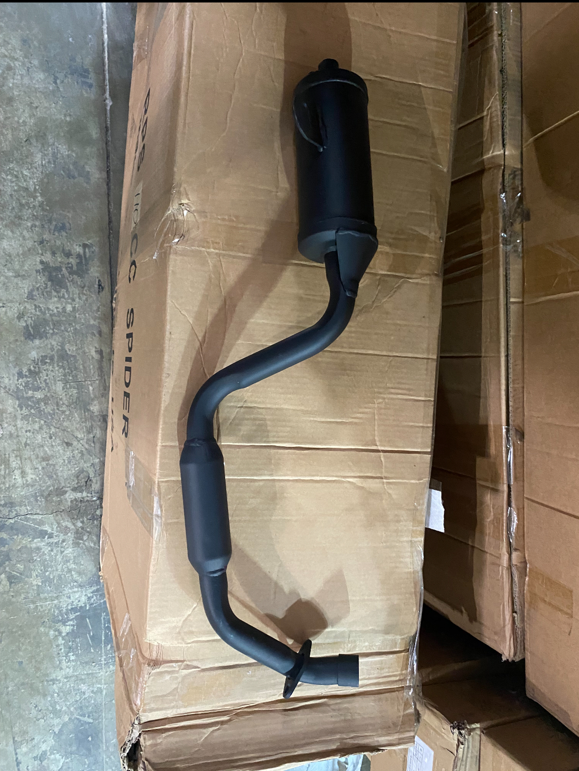 Rear engine 125cc Mini Jeep Exhaust